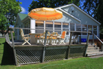 Severn Muskoka Cottage rentals  Orkney Beach 1 on McPhee Bay Lake Simcoe